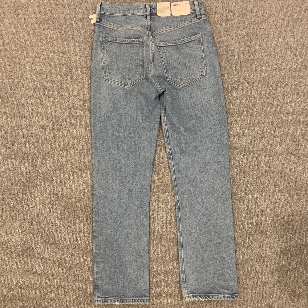NWT Agolde Riley Straight Crop Jeans - Picture 5 of 7